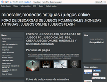 Tablet Screenshot of minerales.webgarden.es