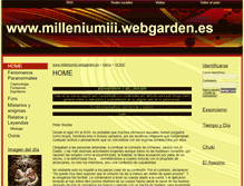 Tablet Screenshot of milleniumiii.webgarden.es