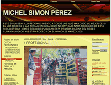 Tablet Screenshot of michelsimonperez.webgarden.es