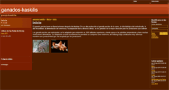 Desktop Screenshot of ganados-kaskilis.webgarden.es