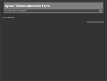 Tablet Screenshot of mondolfoferro.webgarden.es