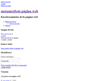 Tablet Screenshot of metamorfosis.webgarden.es