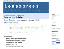 Tablet Screenshot of lensxpress.webgarden.es