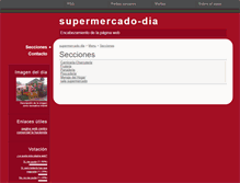 Tablet Screenshot of islantilla-supermercado.webgarden.es