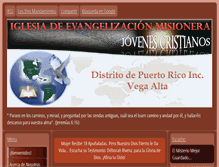 Tablet Screenshot of evangelio.webgarden.es