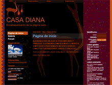 Tablet Screenshot of casadiana.webgarden.es