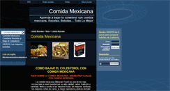 Desktop Screenshot of comidamexicana.webgarden.es