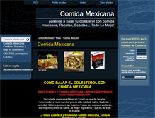 Tablet Screenshot of comidamexicana.webgarden.es