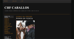 Desktop Screenshot of chfcaballos.webgarden.es