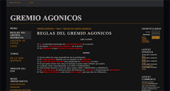 Desktop Screenshot of gremioagonicos.webgarden.es