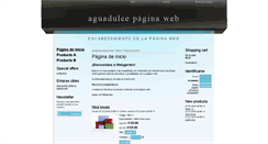 Desktop Screenshot of aguadulce.webgarden.es
