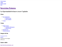 Tablet Screenshot of inversionfuturos.webgarden.es