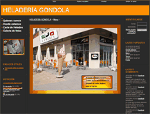 Tablet Screenshot of heladeriagondola.webgarden.es