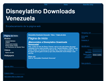 Tablet Screenshot of disneylatinodownloadsvenezuela.webgarden.es
