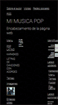 Mobile Screenshot of mimusicapop.webgarden.es