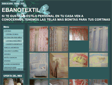Tablet Screenshot of ebanotextil.webgarden.es