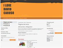 Tablet Screenshot of davidcaruso.webgarden.es