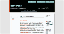Desktop Screenshot of panteradio.webgarden.es