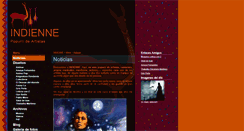 Desktop Screenshot of indienne.webgarden.es