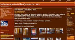 Desktop Screenshot of fusteria-carpinteria-rios.webgarden.es