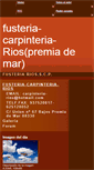Mobile Screenshot of fusteria-carpinteria-rios.webgarden.es