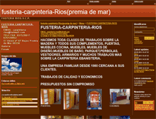 Tablet Screenshot of fusteria-carpinteria-rios.webgarden.es