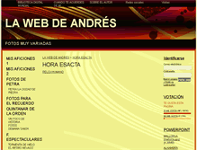 Tablet Screenshot of andresnieto.webgarden.es