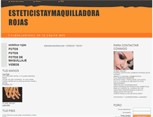 Tablet Screenshot of esteticaymaquillaje-rojas.webgarden.es