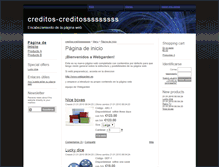 Tablet Screenshot of creditos-creditos.webgarden.es