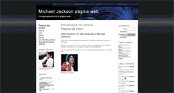 Desktop Screenshot of michaeljackson.webgarden.es