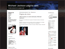 Tablet Screenshot of michaeljackson.webgarden.es