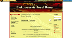 Desktop Screenshot of elektroservis.webgarden.name