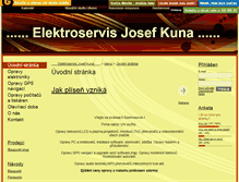 Tablet Screenshot of elektroservis.webgarden.name
