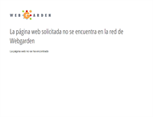 Tablet Screenshot of expresoauditivotesticular.webgarden.es