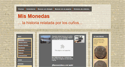 Desktop Screenshot of mismonedas.webgarden.es