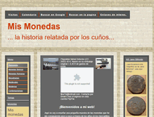 Tablet Screenshot of mismonedas.webgarden.es