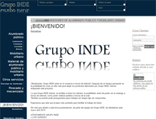 Tablet Screenshot of grupoinde.webgarden.es