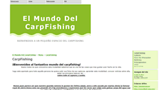 Desktop Screenshot of carpfishing.webgarden.es
