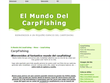 Tablet Screenshot of carpfishing.webgarden.es