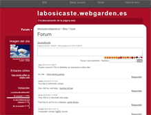 Tablet Screenshot of labosicaste.webgarden.es