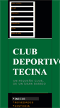 Mobile Screenshot of clubdeportivotecina.webgarden.es