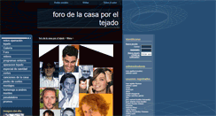 Desktop Screenshot of lacasaporeltejado.webgarden.es