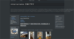 Desktop Screenshot of interiorismodmitry.webgarden.es