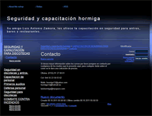 Tablet Screenshot of hormigaluis.webgarden.es