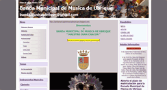 Desktop Screenshot of bandamunicipaldemusicadeubrique.webgarden.es