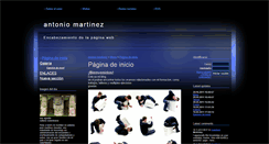 Desktop Screenshot of antonio-jose.webgarden.es