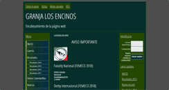 Desktop Screenshot of granjalosencinos.webgarden.es