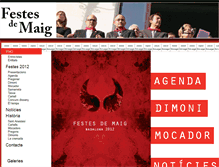 Tablet Screenshot of festes-maig.webgarden.es