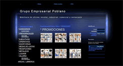Desktop Screenshot of grupoempresarialpoblano.webgarden.es