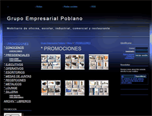 Tablet Screenshot of grupoempresarialpoblano.webgarden.es